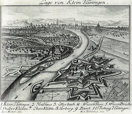Büchel Festung Hüningen 1749