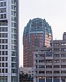 The Hague, Centraal Station, Front area with buildings seen from the Babylon Complex