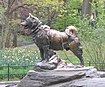 Denkmal für Balto, den Leithund des Nome am 2. Februar 1925 erreichenden Hundeschlittengespanns, im Central Park von New York