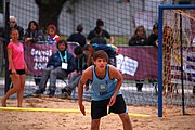 Deutsch: Beachhandball bei den Olympischen Jugendspielen 2018; Tag 5, 10. November 2018; Jungs, Platzierungsrunde - Uruguay-Italien 1:2 English: Beach handball at the 2018 Summer Youth Olympics at 11 October 2018 – Boys Consolation Round – Uruguay-Italy 1:2