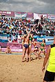 Deutsch: Beachhandball bei den Olympischen Jugendspielen 2018 in Buenos Aires; Tag 7, 13. Oktober 2018; Mädchen, Spiel um Platz Drei – Ungarn-Niederlande 2:0 English: Beach handball at the 2018 Summer Youth Olympics in Buenos Aires at 13 October 2018 – Girls Bronze Medal Match – Hungary-Netherlands 2:0 Español: Handball de playa en los Juegos Olimpicos de la Juventud Buenos Aires 2018 en 13 de octubre de 2018 – Partido por la medalla de bronce femenino - Hungría-Países Bajos 2:0