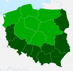 Mapa zasięgu