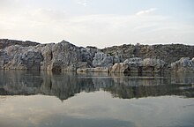 Marble rocks alongside Narmada River