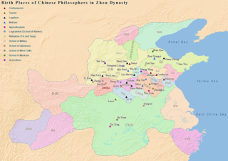 <span class="mw-page-title-main">Hundred Schools of Thought</span> Chinese philosophies flourishing in the 500s–221 BC