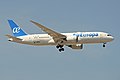 Авион Боинг 787-8 авио-компаније Ер Европа прилази аеродрому Мадрид-Барахас