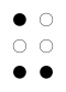 ⠥ 1., 3., 6. pont