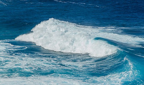 Breakers at the coast of Porto Moniz Madeira