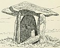 Tekening van de portal tomb op de Bree Hill, The Dolmens of Ireland, 1897