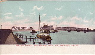 Breydon Viaduct Bridge in United Kingdom