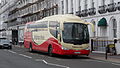 Brighton & Hove 502 (HF08 UHT), a Scania K340/Irizar PB, in Grand Parade, Eastbourne, East Sussex.