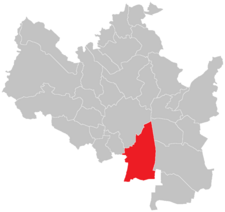 Brno-jih na mapě