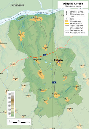 Община Ситово на карте