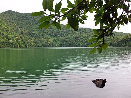 Bulusan Lake on the slope of Bulusan Volcano National Park