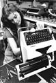 Endmontage einer Erika-Schreibmaschine bei Robotron im Jahre 1987