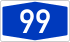 Bundesautobahn 99 number.svg