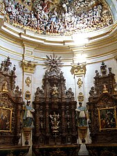 Retablos rococós de la Sacristía