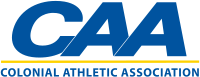 Colonial Athletic Association logo in Delaware's colors