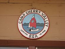 Camp Cherry Valley dining hall sign.jpg