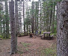 A campsite at Townsend Lake Campsite, PHPP.jpg