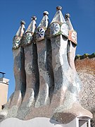Les cheminées de la Casa Batlló.