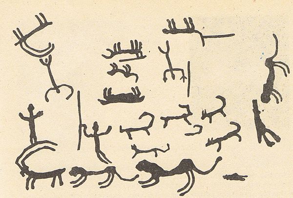 Пиктограммы древних людей