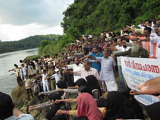 Chaliyar river in India