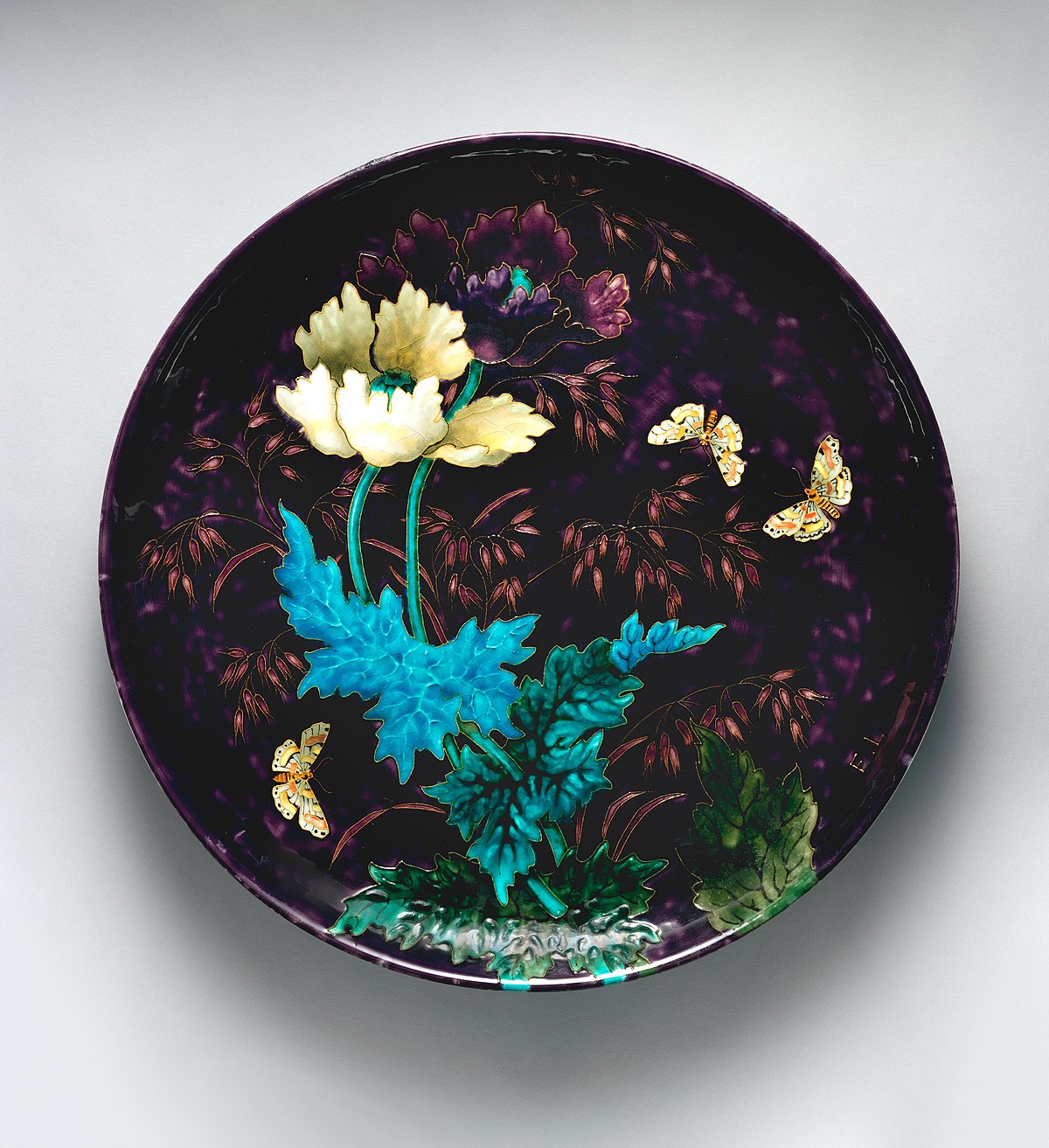File:Charger with flowers and butterflies MET DP-1725-010.jpg ...