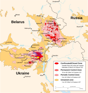 csernobil térkép 30 km es zóna – Wikipédia csernobil térkép