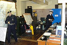 Recreation of a Civil Defence Corps Operations Room in the Scottish Central Belt (2008) Civil Defence Corps Operations Room - geograph.org.uk - 952180.jpg