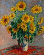 Claude Monet: Still Life with Sunflowers, 1881