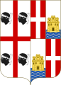 Coat of Arms of the Metropolitan city of Cagliari.svg