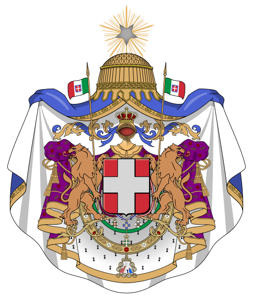 File:Coat of arms of the Kingdom of Italy (1870).svg