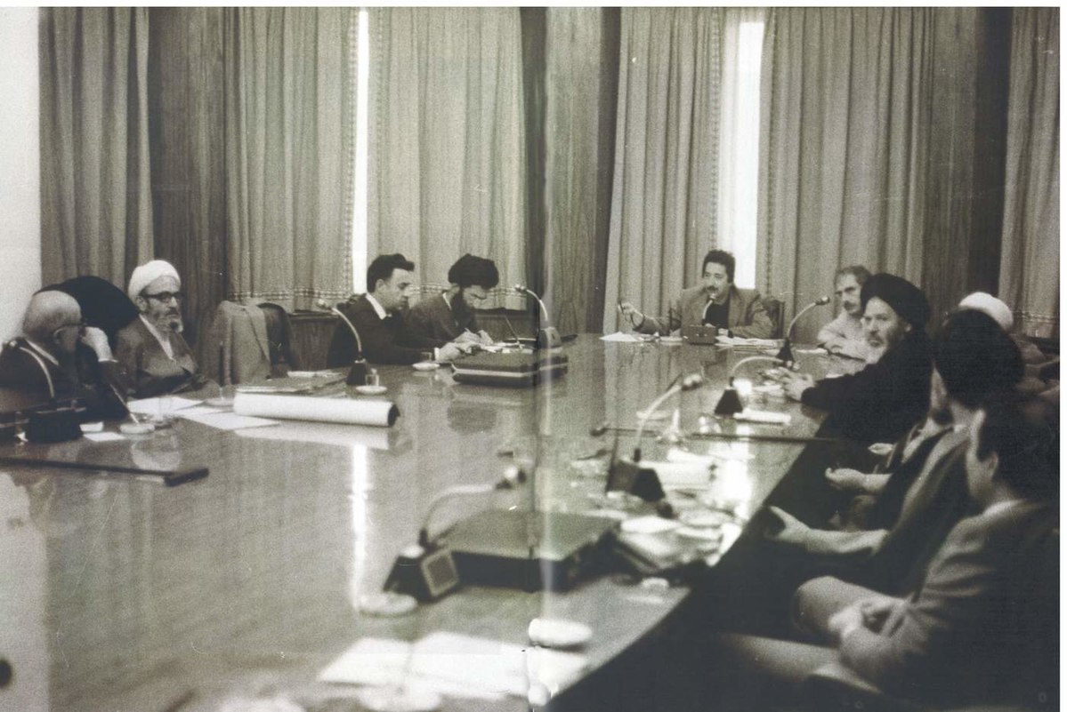 File:Mahmoud Taleghani meet with some members of Interim Government of Iran  in a party after Iftar - August 1979 (5).jpg - Wikimedia Commons