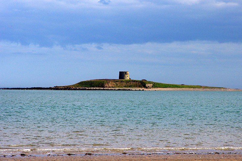 File:County Dublin - Shenick's Island Martello Tower - 20180325151846.jpg