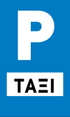 Cipru indicator rutier taxi parking.svg