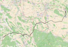 Spoorlijn Helmstedt - Holzminden op de kaart