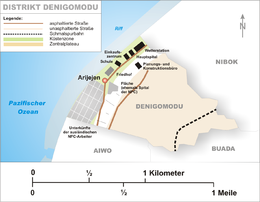 Karta okruga Denigomodu