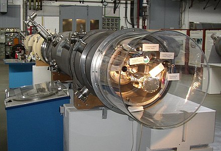 Segment of a particle accelerator at DESY