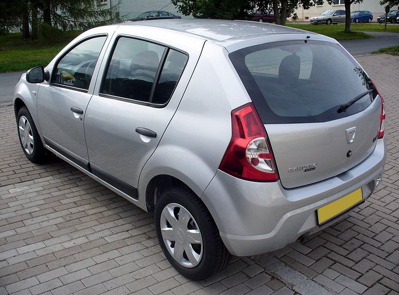 File:Dacia Sandero 1.4 MPI Ambiance Platingrau Heck.JPG