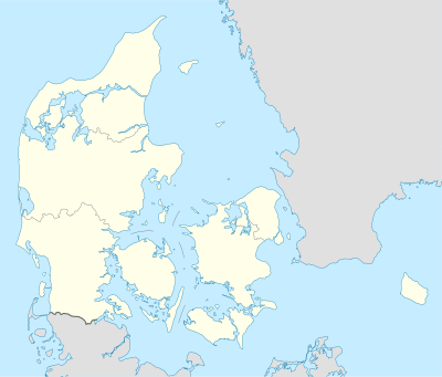 Mapa konturowa Danii