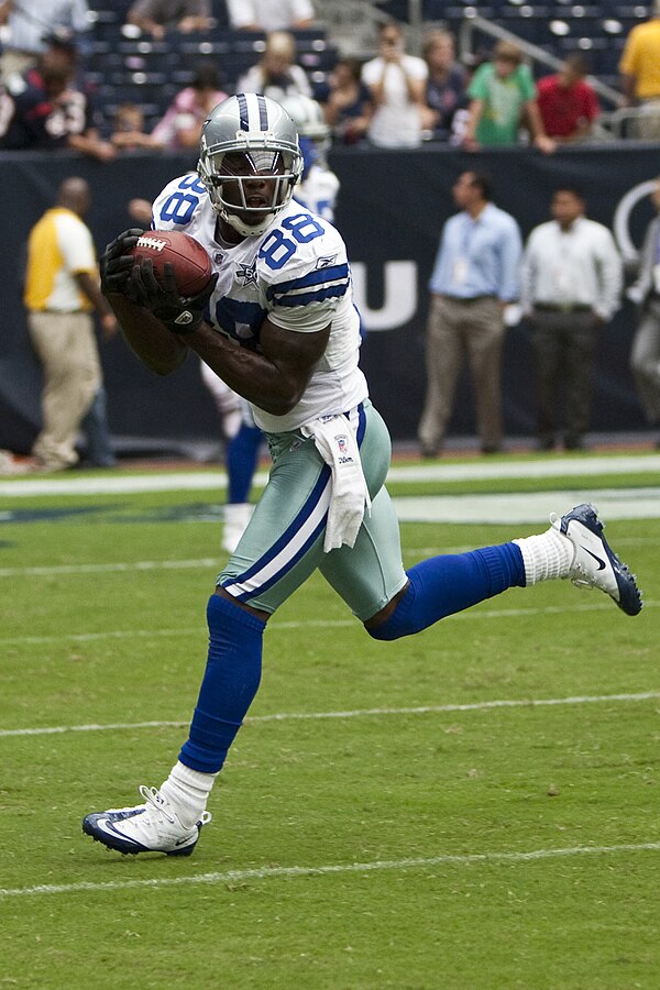 Dez Bryant in a 2010 game against the Houston Texans
