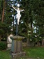 Čeština: Kříž u kostela Nanebevzetí Panny Marie v Doubici, okres Děčín English: Cross at the Assumption of the Virgin Church in the village of Doubice, Děčín District, Czech Republic