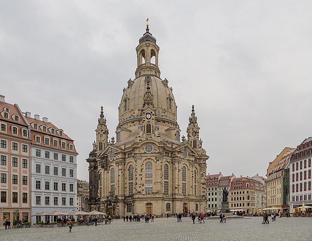 Image: Dresden Germany Exterior of Frauenkirche 04