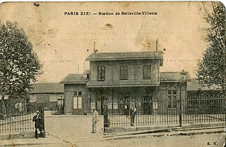 Gare de Belleville-Villette.