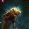 Gambar detail dari teleskop Hubble.