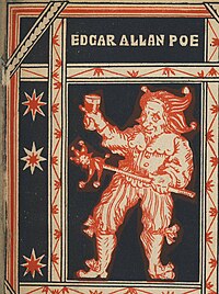 Obálka českého překladu vybraných povídek Skokan a jiné novely Edgara Allana Poea z roku 1919.