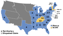 Results in 1852 ElectoralCollege1852.svg