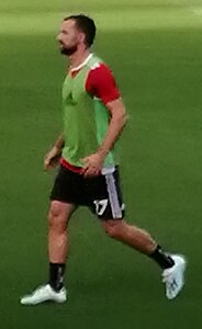 Emir Halilović avant le match Spartak Trnava - AS Trenčín.jpg