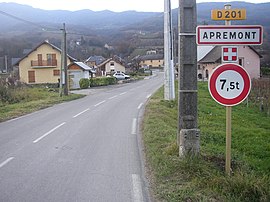 Entrée à Apremont (en Savoie).JPG