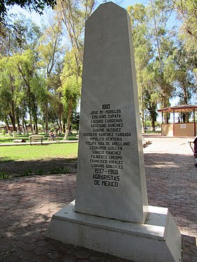 Monument in the public park